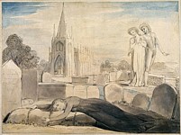 The Widow Embracing her Husband's Grave